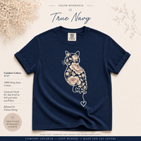 Load image into Gallery viewer, Blooming Cat Love - Premium Tee in Comfort Colors
