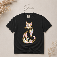 Load image into Gallery viewer, Gilded Mosaic Cat - Premium Tee in Comfort Colors - product photo 2
