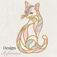 Load image into Gallery viewer, Gilded Mosaic Cat - Premium Tee in Comfort Colors - product photo 8
