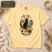 Load image into Gallery viewer, Moonlit Poppy Cat - Premium Tee in Comfort Colors

