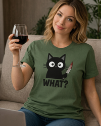 Load image into Gallery viewer, What? – Cattitude Shirt