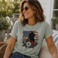 Load image into Gallery viewer, Floral Americana Cat
