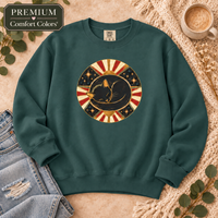 Load image into Gallery viewer, Celestial Cat Nap - Premium Sweatshirt in Comfort Colors
