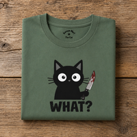 Load image into Gallery viewer, WHAT? – Cattitude Tee