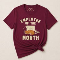 Load image into Gallery viewer, Employee of the Month - Work From Home Cattitude Tee