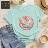 Load image into Gallery viewer, Mosaic Dreams  - Premium Cat Tee in Comfort Colors
