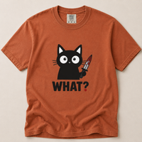 Load image into Gallery viewer, WHAT? - Cattitude Premium Tee in Comfort Colors®