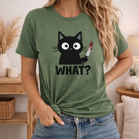 Load image into Gallery viewer, WHAT? – Cattitude Tee