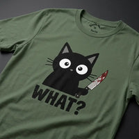 Load image into Gallery viewer, WHAT? – Cattitude Tee