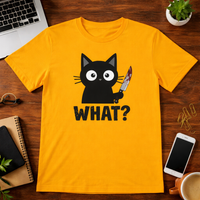 Load image into Gallery viewer, What? – Cattitude Shirt