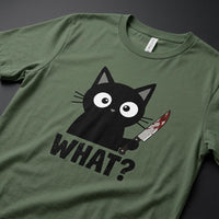 Load image into Gallery viewer, What? – Cattitude Shirt