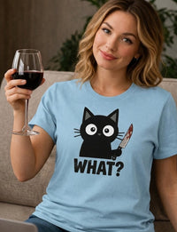Load image into Gallery viewer, What? – Cattitude Shirt