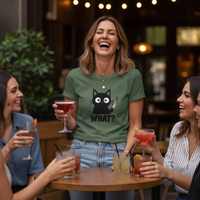 Load image into Gallery viewer, What? – Cattitude Shirt